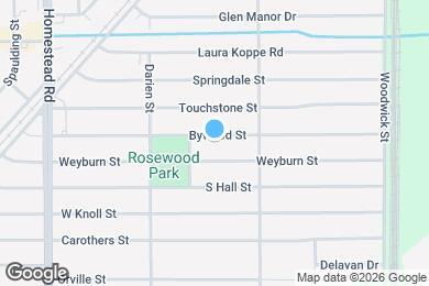 Map image of the property - 7418 Bywood St