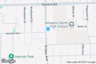 Map image of the property - 0n611 N Gary Ave