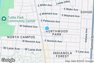 Map image of the property - 32 E Northwood Ave