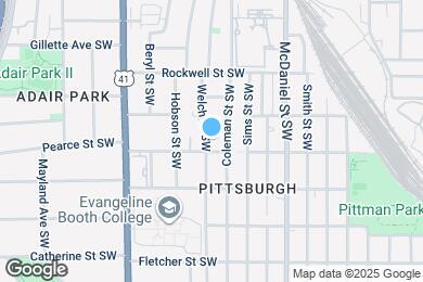 Map image of the property - 926 Welch St SW