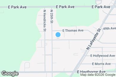 Map image of the property - 2524 E Dexter Ave