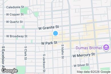 Map image of the property - 316 W Broadway St