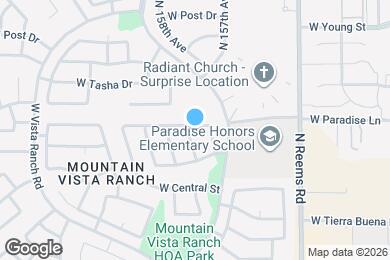 Map image of the property - 16191 N 157th Dr