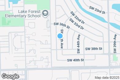 Map image of the property - 3720 SW 46th Ave