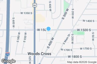 Map image of the property - 395 W 1500 S