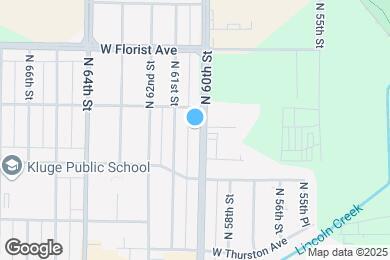 Map image of the property - 5853 N 60th St