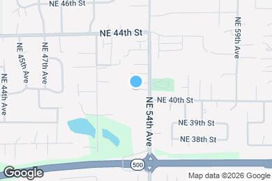 Map image of the property - 4016 NE 54th Ave