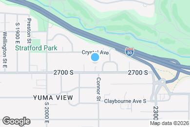 Map image of the property - 2139 E 2700 S