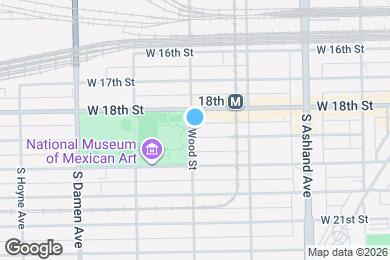 Map image of the property - 1817 S Wood St