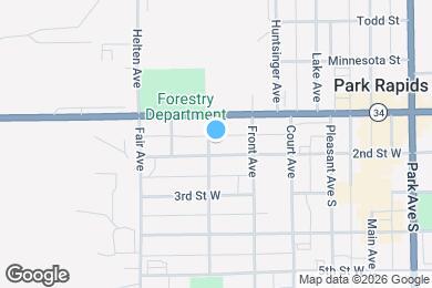 Map image of the property - 515 2nd St W