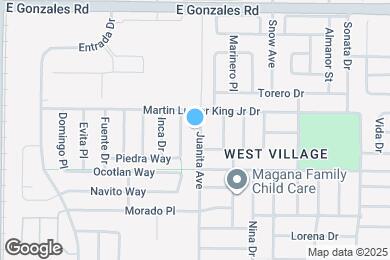 Map image of the property - 1325 Juanita Ave