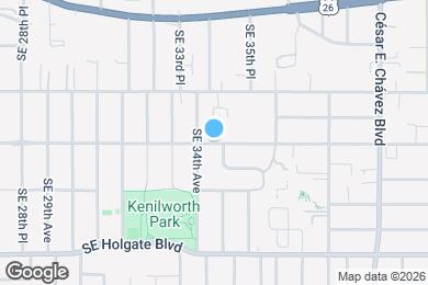 Map image of the property - 3455 SE Gladstone St