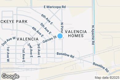 Map image of the property - 215 N Pima Rd