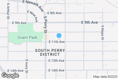 Map image of the property - 1511 E 11th Ave