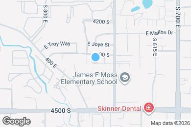 Map image of the property - 446 E Windy Garden Ln