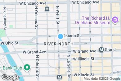 Map image of the property - 607 N Wells St