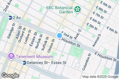 Map image of the property - 317 E Houston St