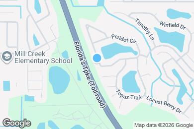 Map image of the property - 1932 Peridot Cir