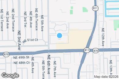 Map image of the property - 5192 NE 6th Ave