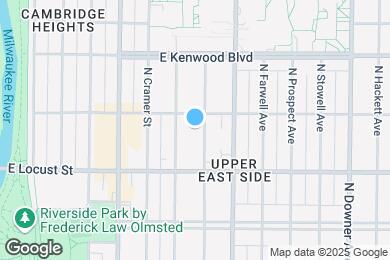 Map image of the property - 2959 N Frederick Ave