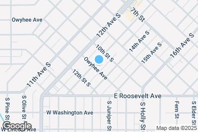 Map image of the property - 1024 13th Ave S