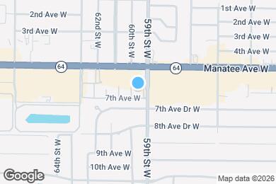 Map image of the property - 5920 7th Ave W