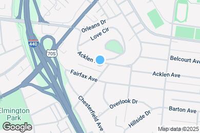 Map image of the property - 3311 Acklen Ave