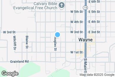 Map image of the property - 318 W 2nd St
