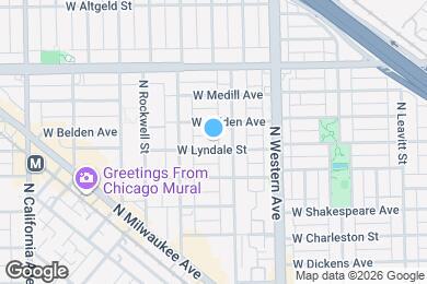 Map image of the property - 2516 W Lyndale St