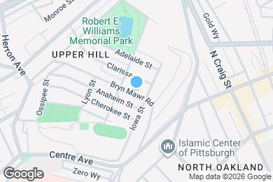 Map image of the property - 923 Bryn Mawr Rd