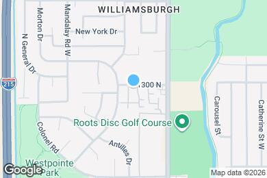 Map image of the property - 1771 W 1300 N