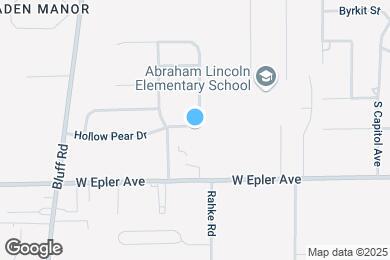 Map image of the property - 527 Hollow Pear Dr