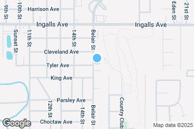 Map image of the property - Country Club Apartments