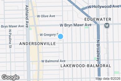 Map image of the property - 5506 N Glenwood Ave