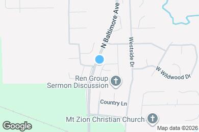 Map image of the property - 1430 Kays Ct