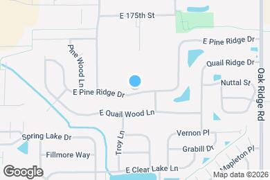 Map image of the property - 266 E Pine Ridge Dr