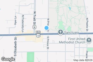 Map image of the property - 122 N Prince St