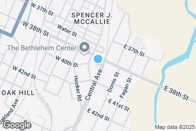 Map image of the property - 3813 Central Ave