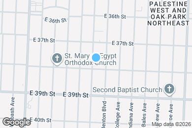 Map image of the property - 3739 Bellefontaine Ave