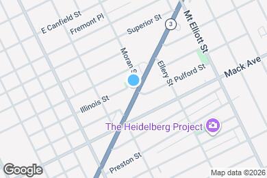 Map image of the property - 3441 Gratiot Ave