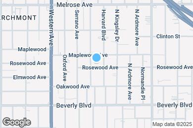Map image of the property - 4619 Rosewood Ave