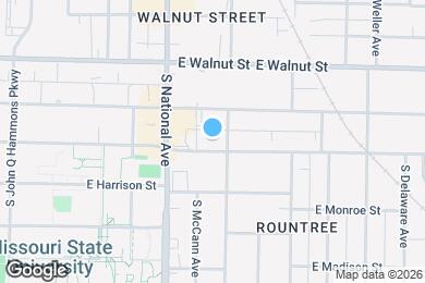 Map image of the property - 1243 E Cherry St