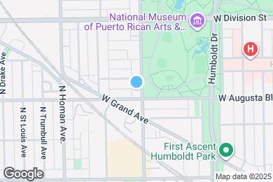 Map image of the property - 1010 N Kedzie Ave