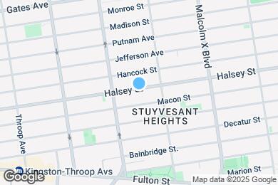 Map image of the property - 518A Halsey St