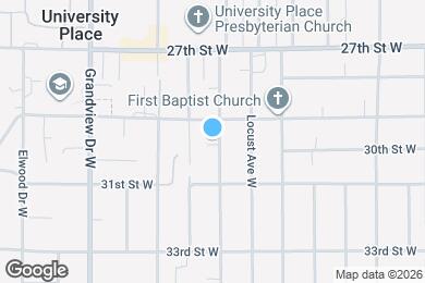 Map image of the property - 2914 Sunset Dr W