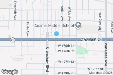 Map image of the property - 2925 Artesia Blvd