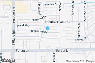 Map image of the property - 4113 Glenhaven Dr