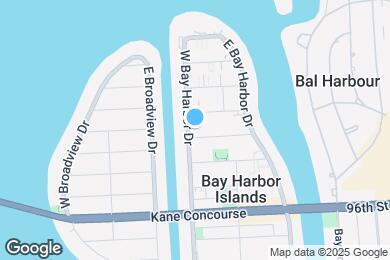 Map image of the property - 9901 W Bay Harbor Dr