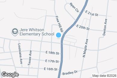 Map image of the property - 407 Grady Way