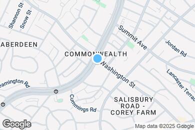 Map image of the property - 1616 Commonwealth Ave
